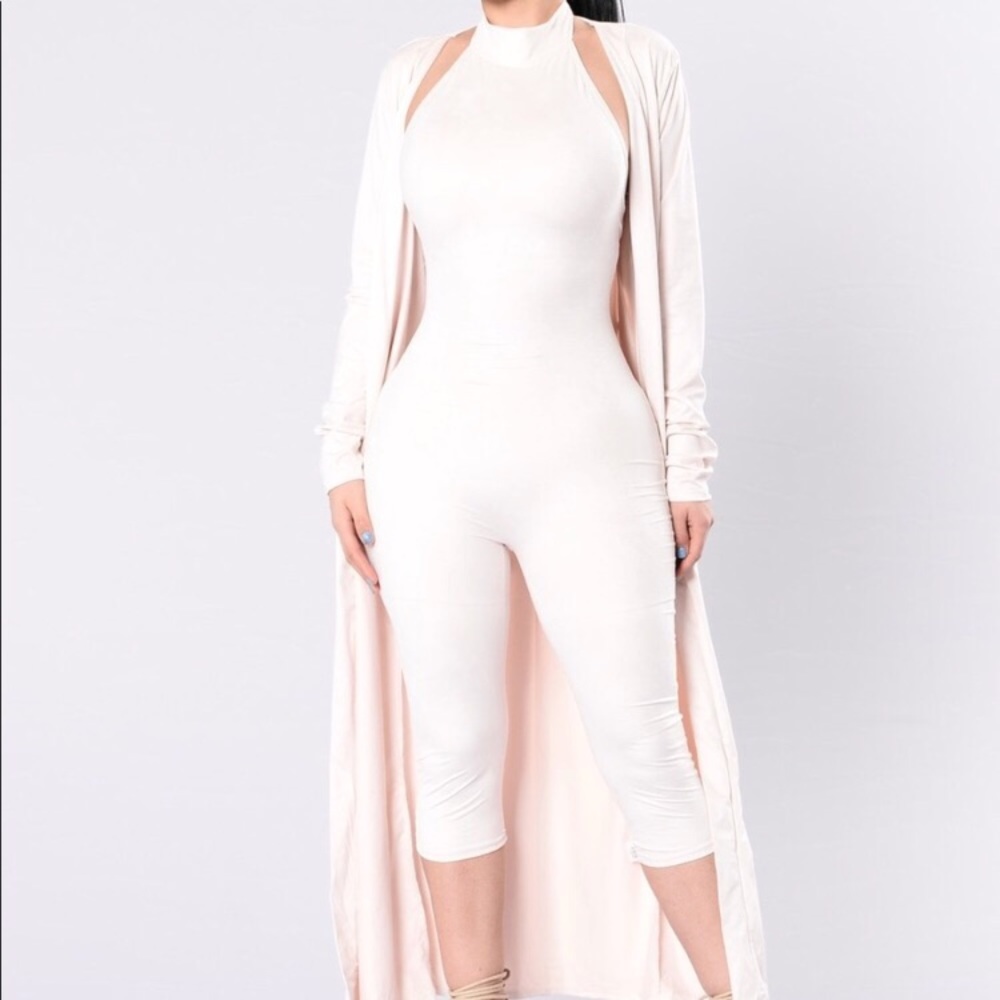 Suede Halter jumpsuit